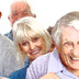 Square happy people using vibra therapy machines by hnb connection
