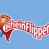 Square boxer flipper rot blau schriftzug